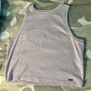 Hollister Crop Tank Top — Size XL — Lavender